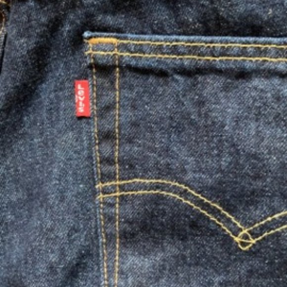 Levi's 505 Dark Blue Jeans - Men's - Picture 3 of 12